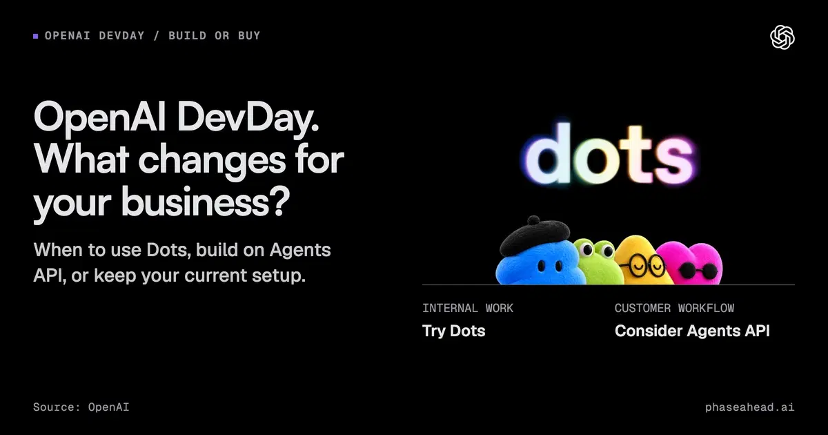 OpenAI DevDay: what changes for your business?